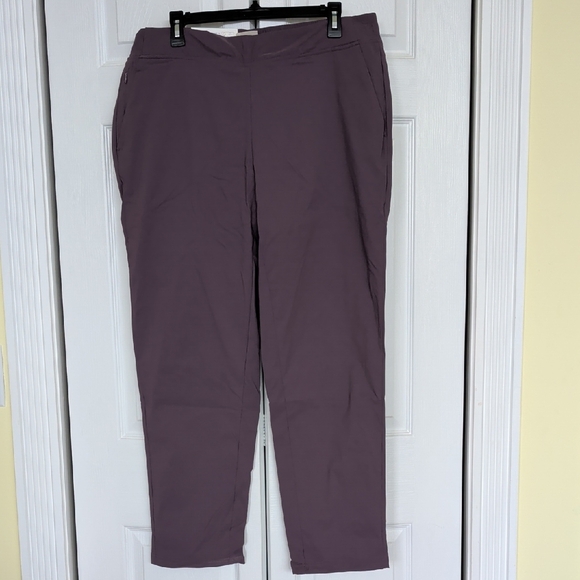 ZeroXposur Pants - ZeroXposur Plum Stretch Lined Pull-On Pants